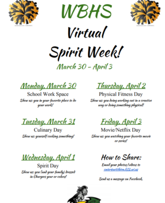 Spirit Week Flyer