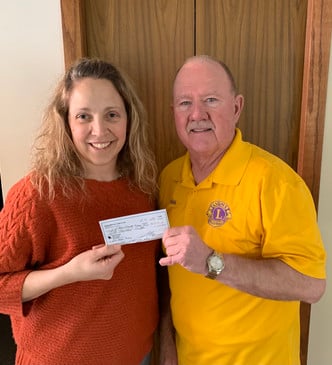 Lions CLub Donation